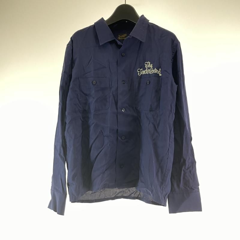 k*o様 オークション Tenderloins ネイビー ボウリング　シャツ　S 中古】TENDERLOIN ボーリングシャツ サイズXS ネイビー テンダーロイン