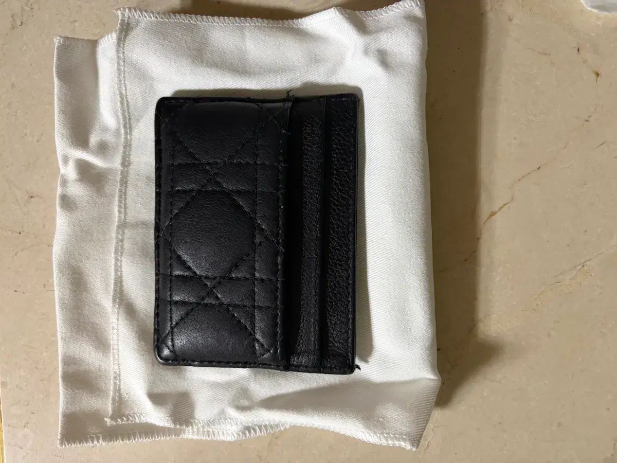  ディオール Caro ブラック カードウォレット 長財布 小物