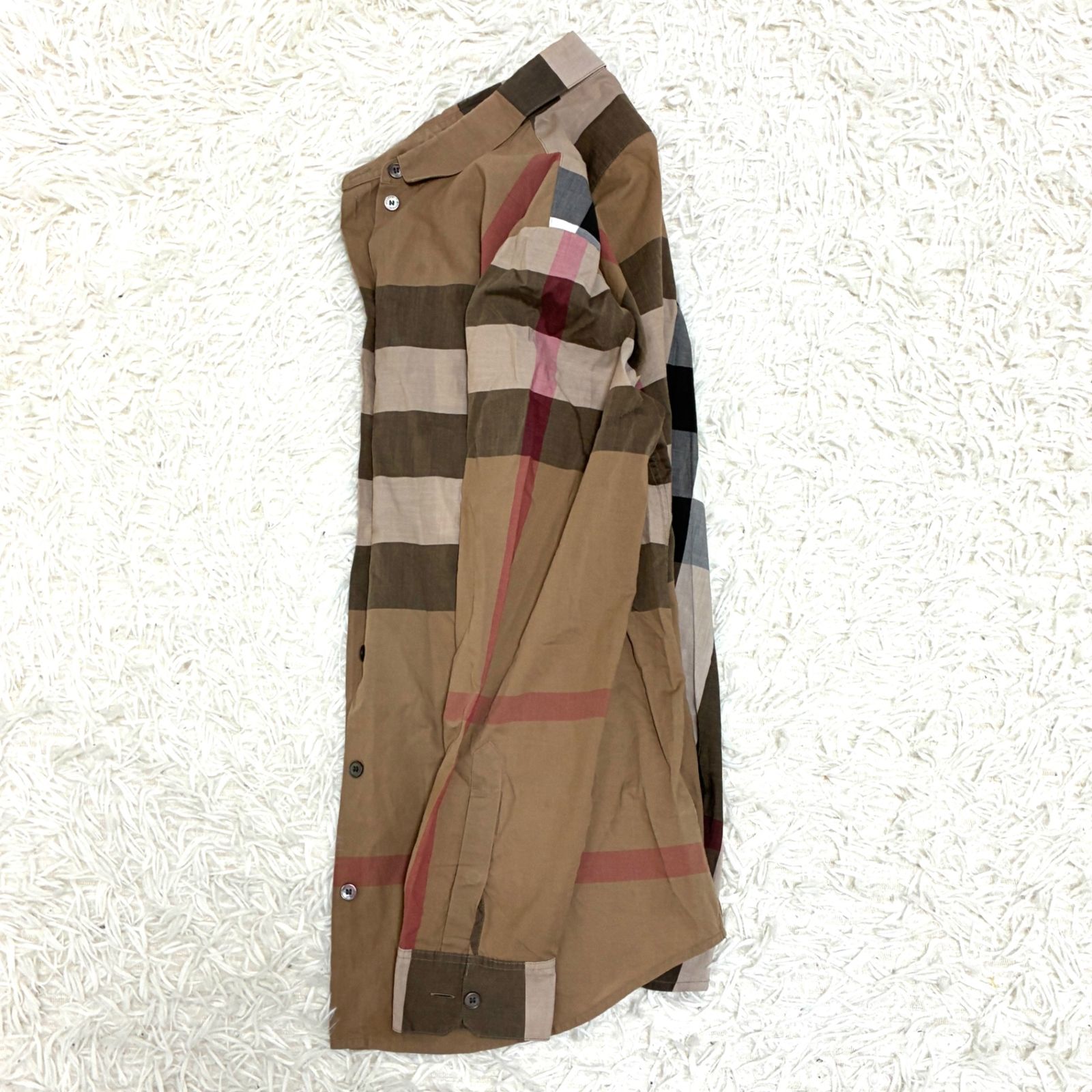 美品・正規品 BURBERRY バーバリー メガチェック ノバチェック 長袖