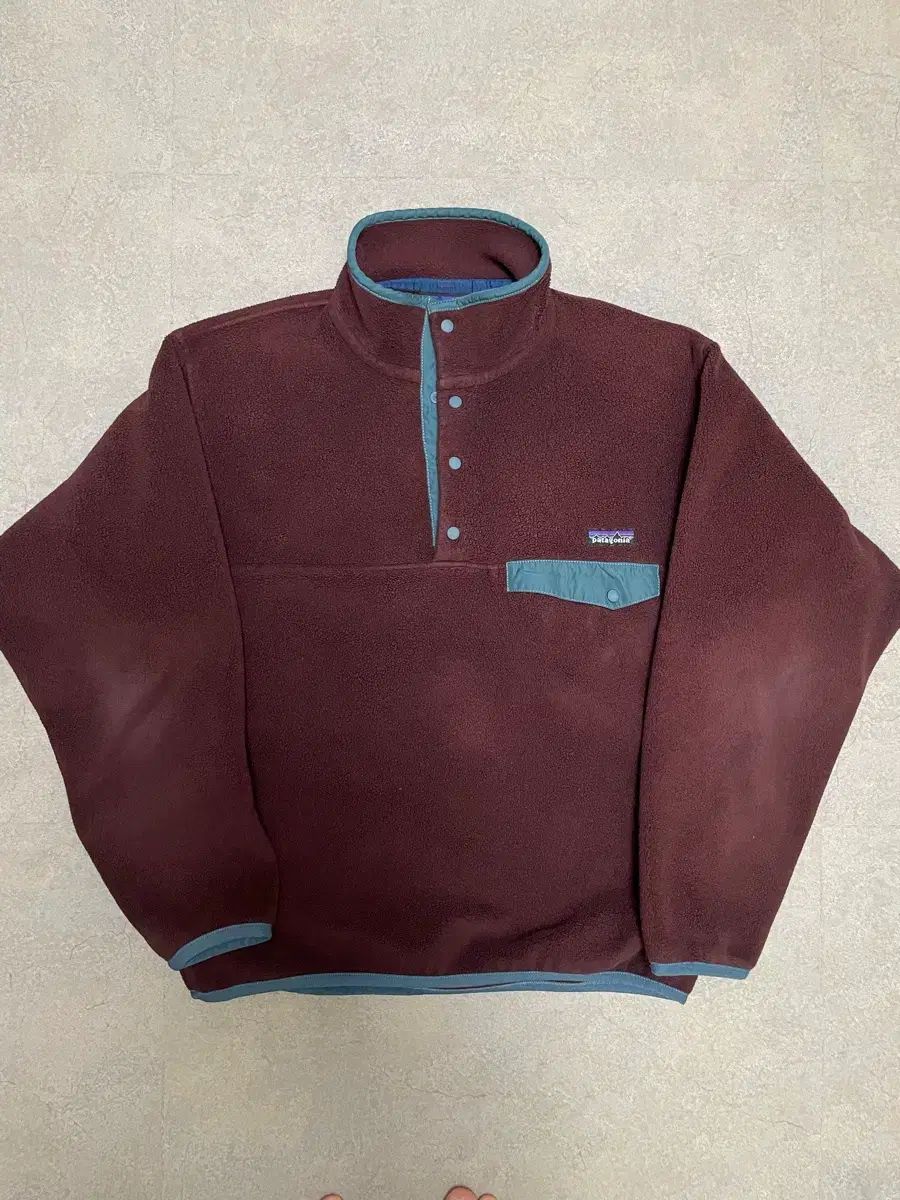 ヴィンテージ patagonia パタゴニア Synchilla シンチラ オブシディアン プラム PLUM