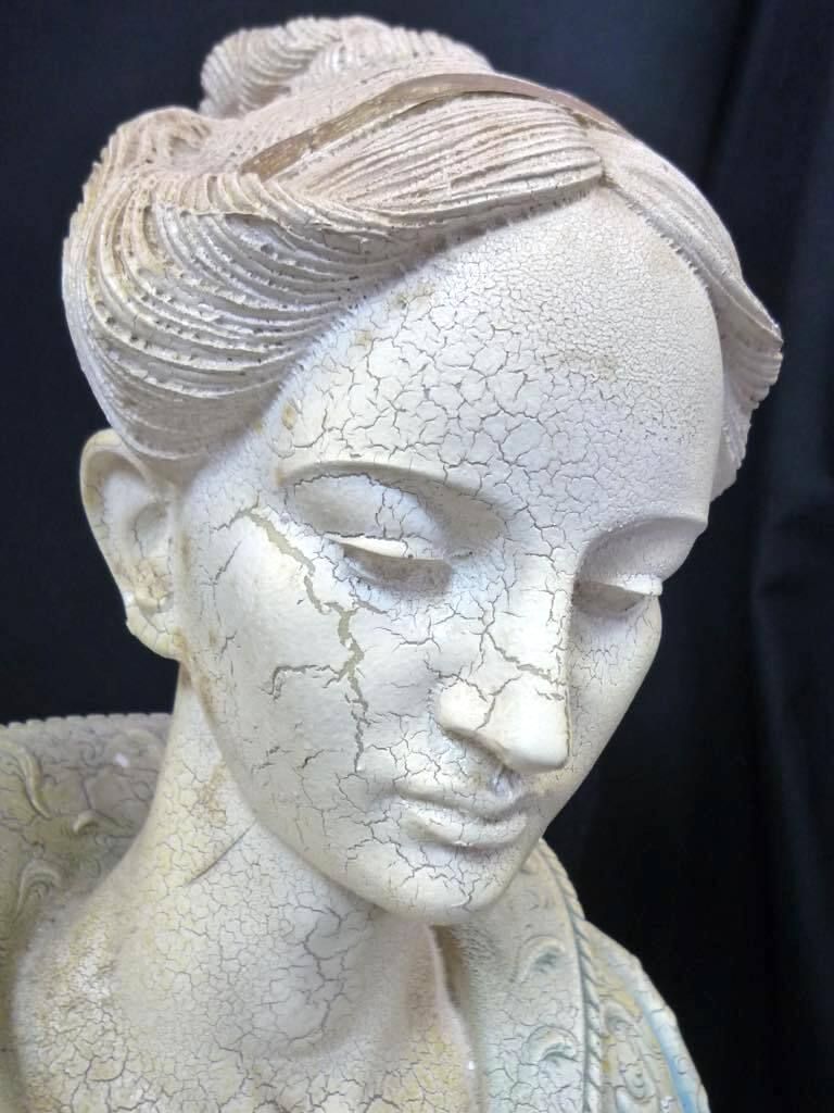 貴婦人 西洋美術 芸術 彫刻 胸像 置物 オブジェ メディチ家 イタリア フィレンツェ Arn o Giannelli アルナルドジャンネッリ 9.6 kg 貴族