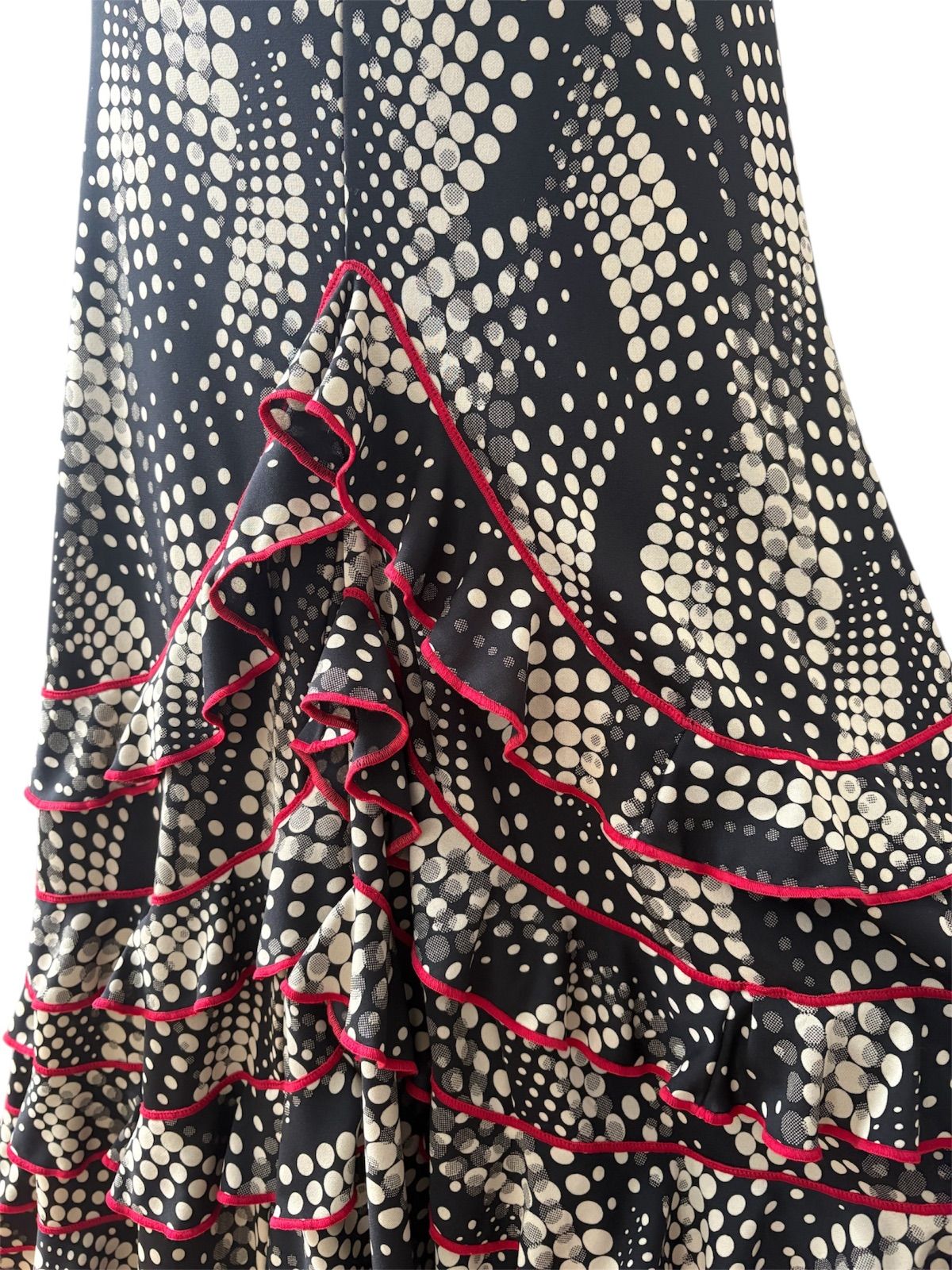 【未使用】フラメンコ　ストレッチ　ファルダ　黒 フラメンコ ファルダ 新品 黒 フラメンコ衣装 レッスン Leirena - メルカリ