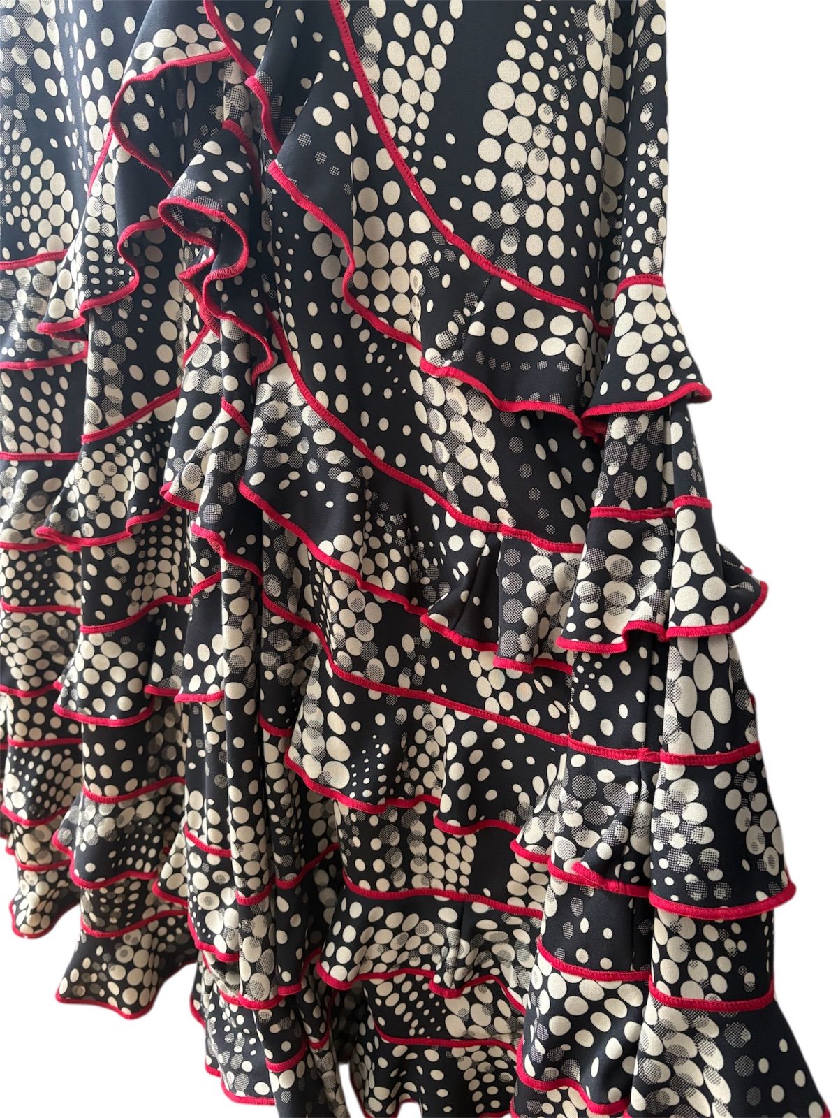 フラメンコ ストレッチファルダ5段 Lサイズ黒BE水玉 - メルカリ