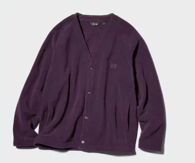 4 XL XXXL ユニクロ x ニードルズ カーディガン パープル