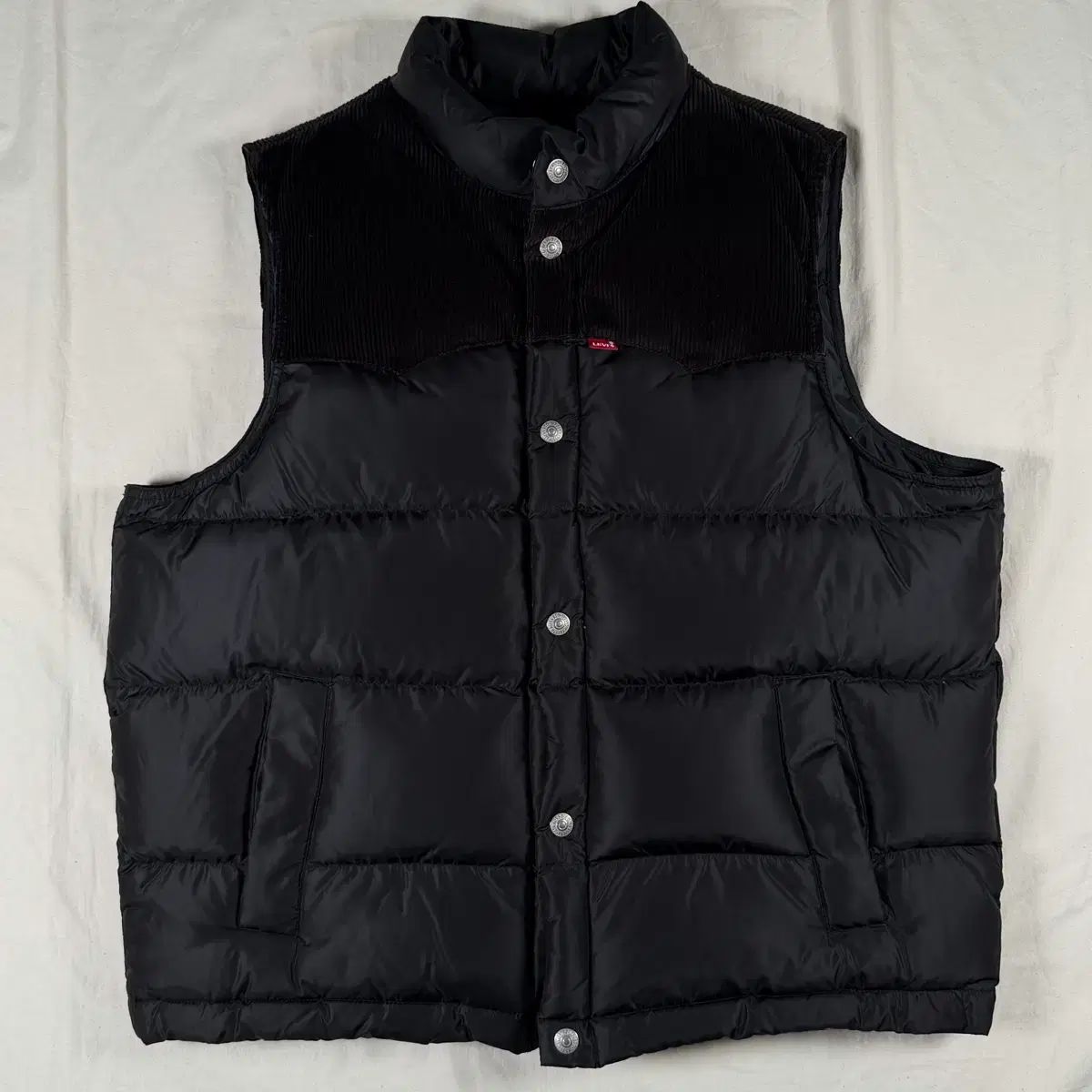 リーバイス グースダウン コーデュロイ ダウン ベスト