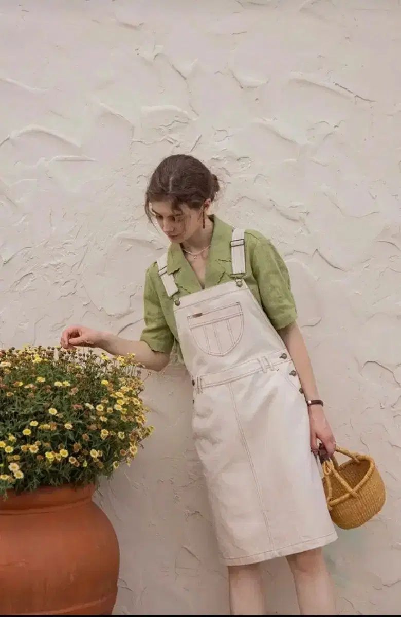 LENINA FIONA サスペンダー ONE PIECE アイボリー S