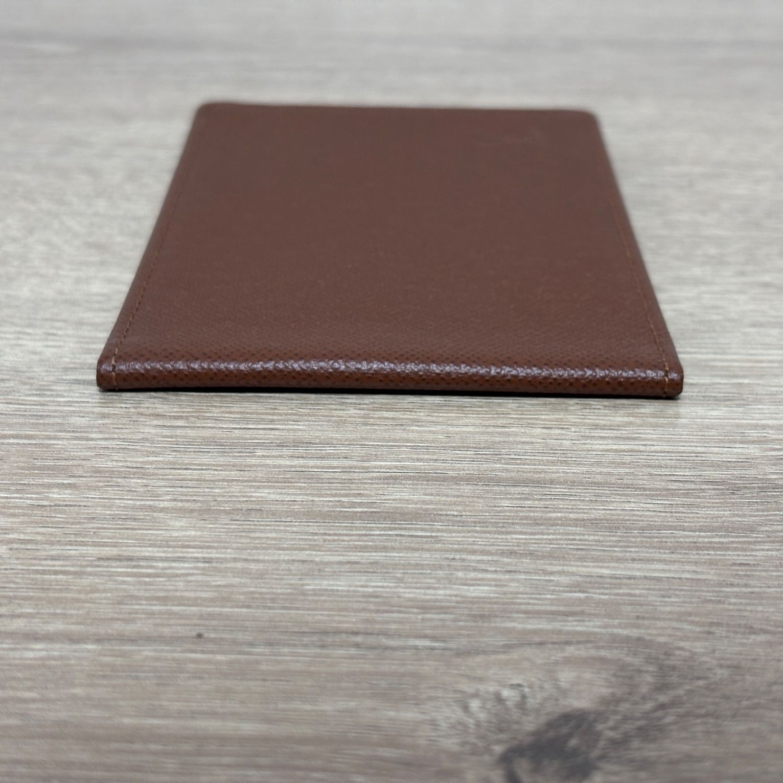 ルイ・ヴィトン 名刺入れ ブラウンレザー LOUIS VUITTON ルイヴィトン 名刺入れ カードケース パスケース レザー