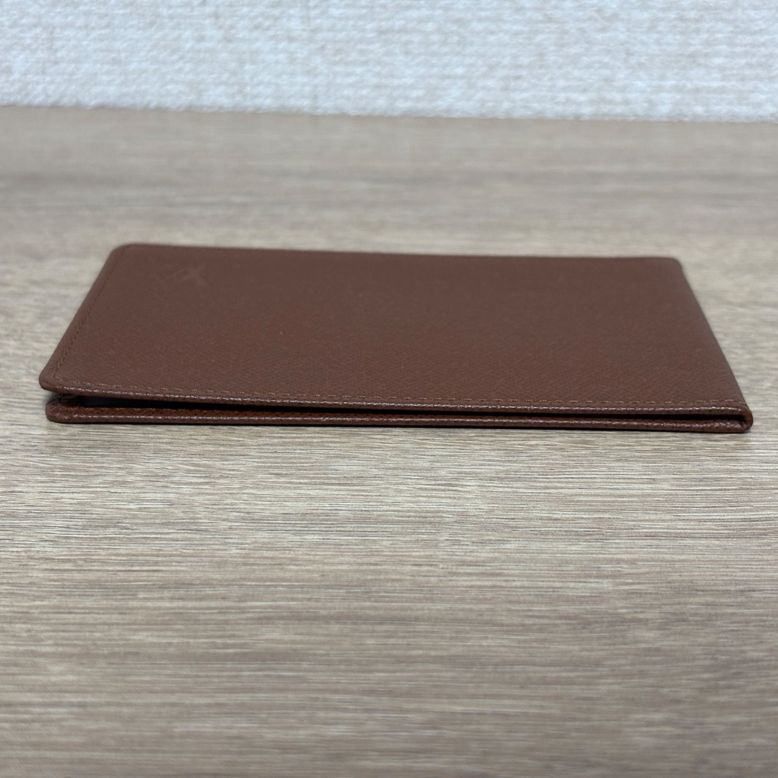 Louis Vuitton 名刺入れ レザー ブラウン LOUIS VUITTON ルイヴィトン 名刺入れ カードケース パスケース レザー