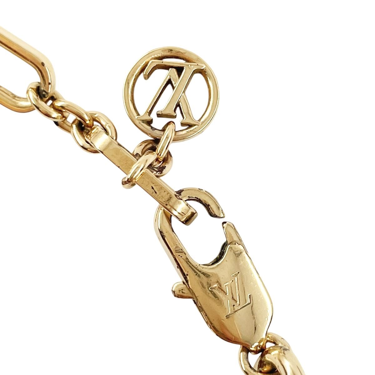 中古】 LOUIS VUITTON ルイ・ヴィトン ネックレス・マイLVチェーンGM 