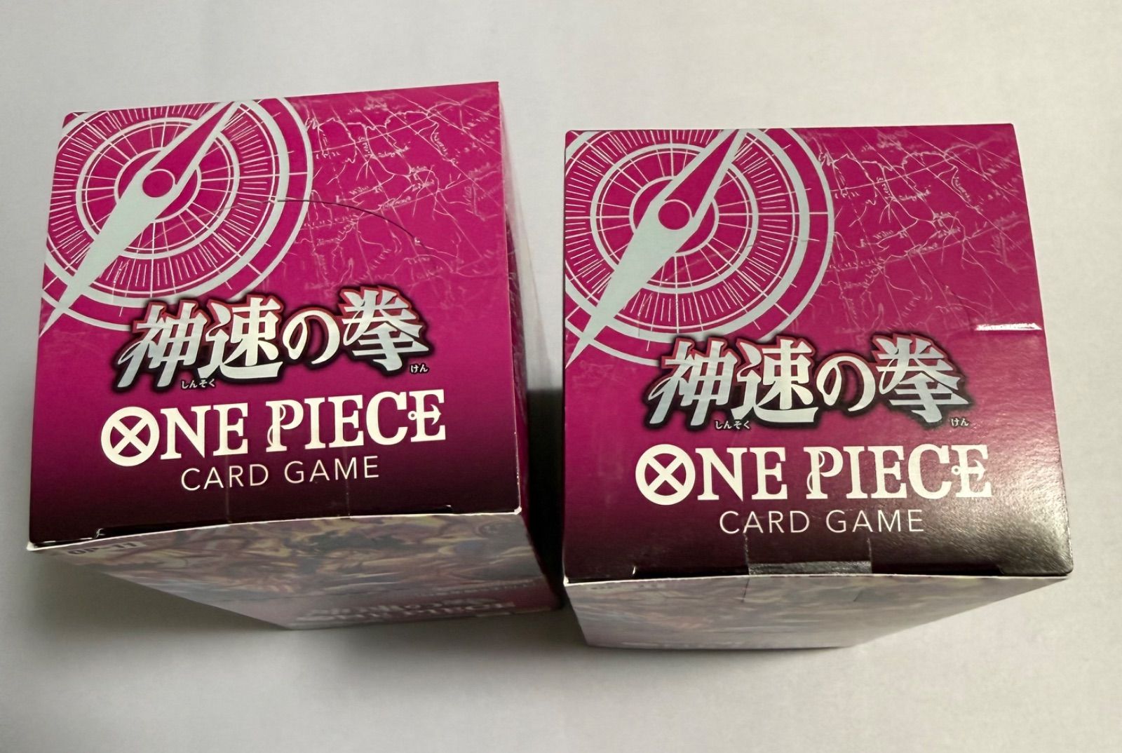 ワンピースカード　神速の拳　2BOX　テープ付き 神速の拳 2BOX テープ付き ワンピースカードゲーム 神速の拳 2 Box