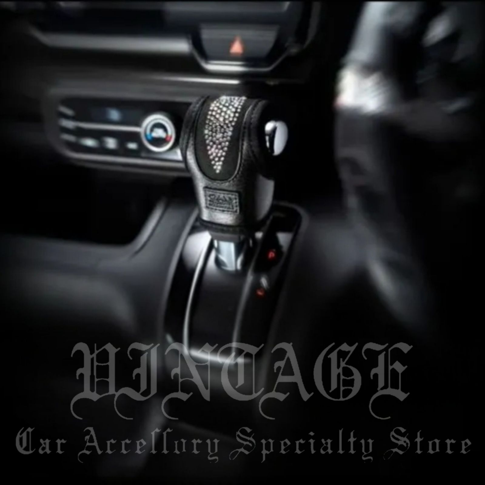 D.A.D レザーシフトノブカバー EXE クリスタル 汎用タイプAT車用 DAD ギャルソン GARSON