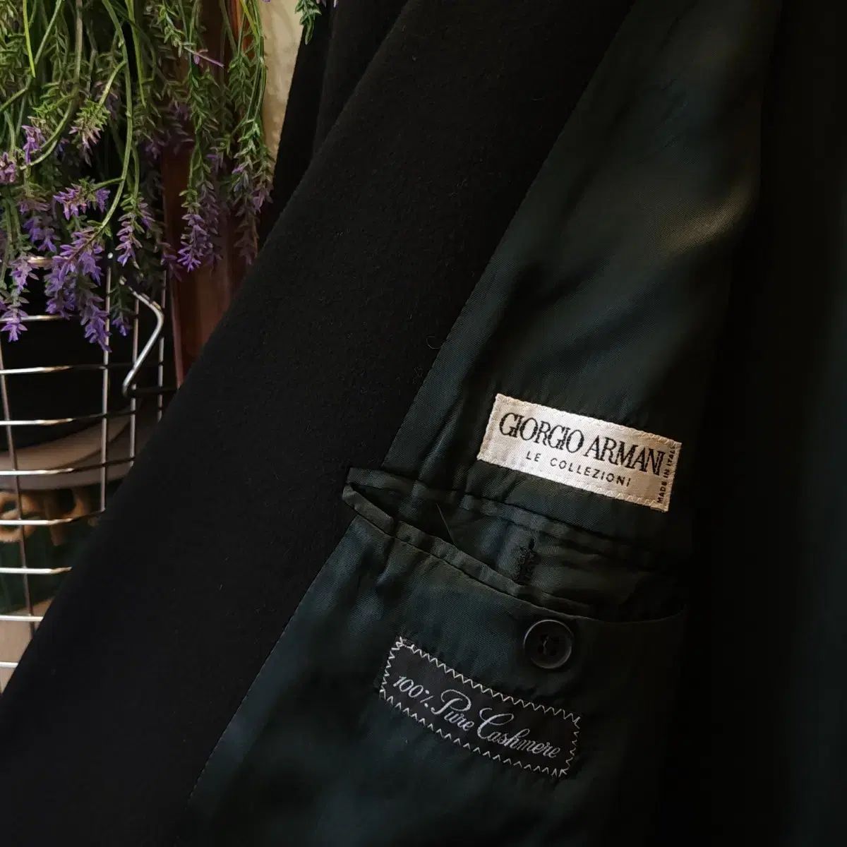 90s GIORGIO ARMANI(ジョルジオ アルマーニ) コート カシミア 100