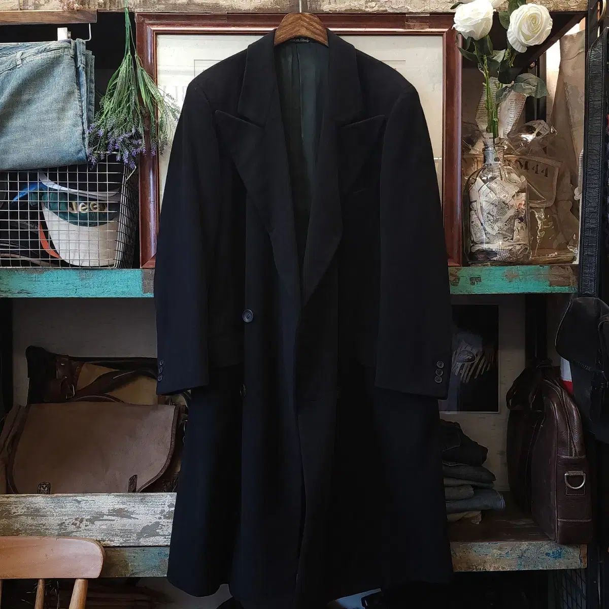 90s GIORGIO ARMANI(ジョルジオ アルマーニ) コート カシミア 100