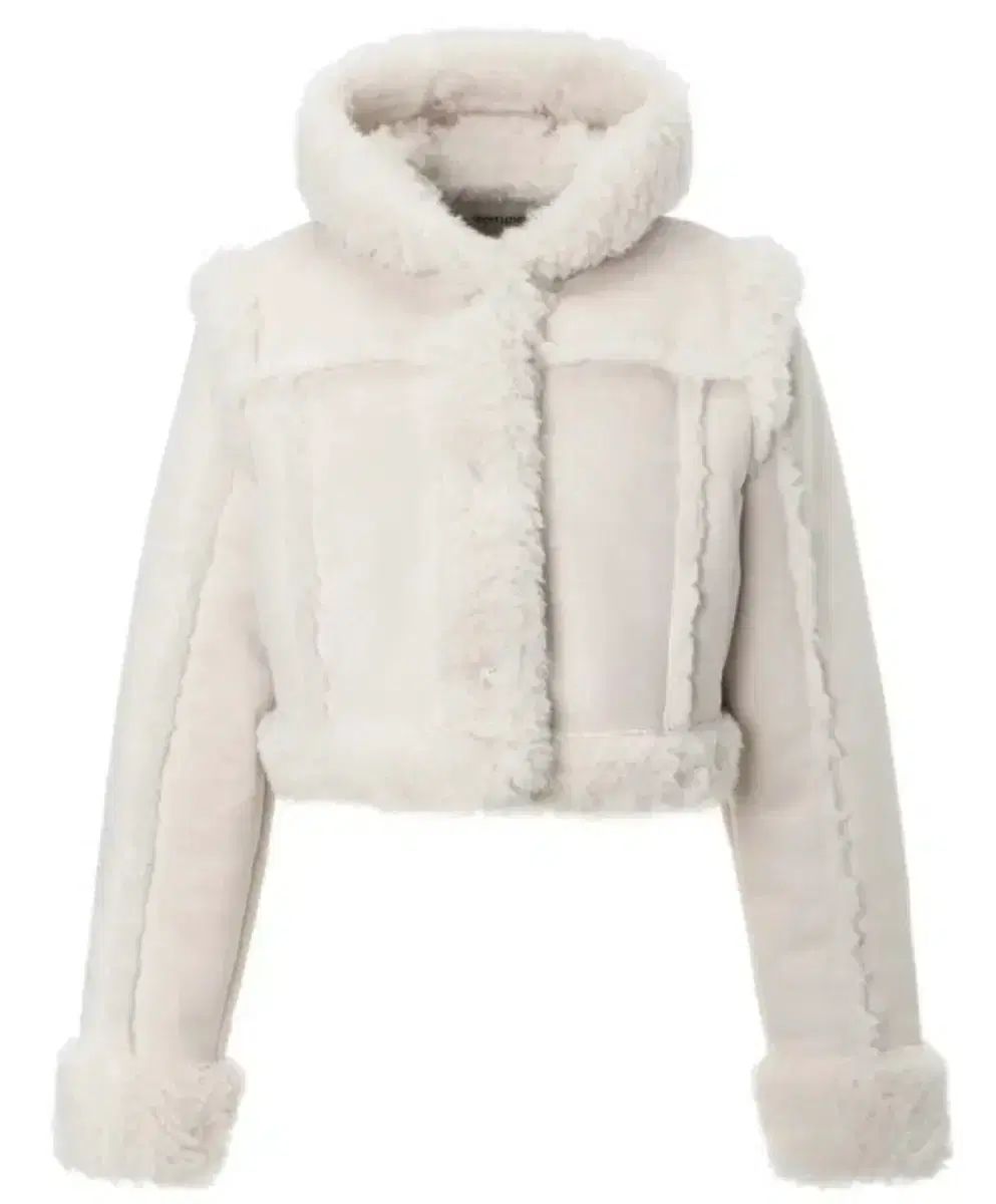 スリータイムズ ベイビー フーディー ファー ムートン