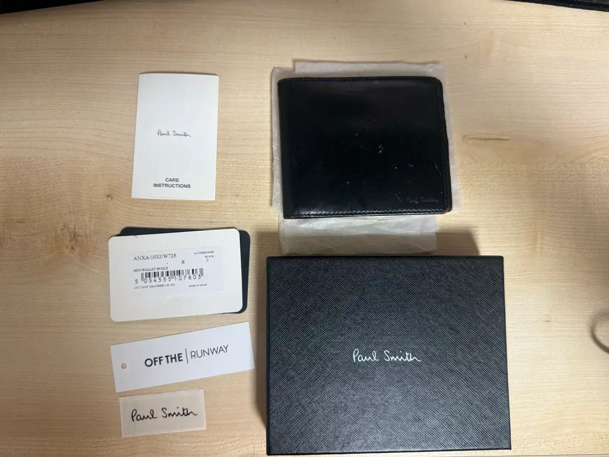ポール スミス ストライプ 二つ折り財布