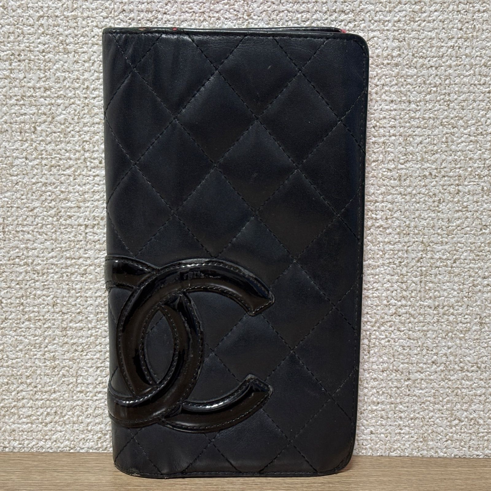 CHANEL シャネル マトラッセ ココマーク カンボン 二つ折り長財布