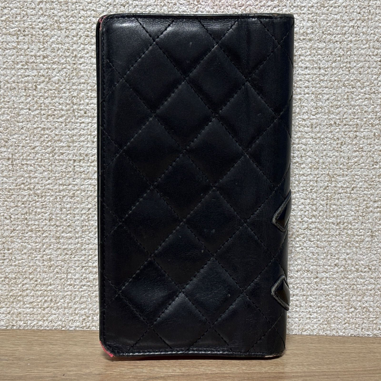 CHANEL シャネル マトラッセ ココマーク カンボン 二つ折り長財布