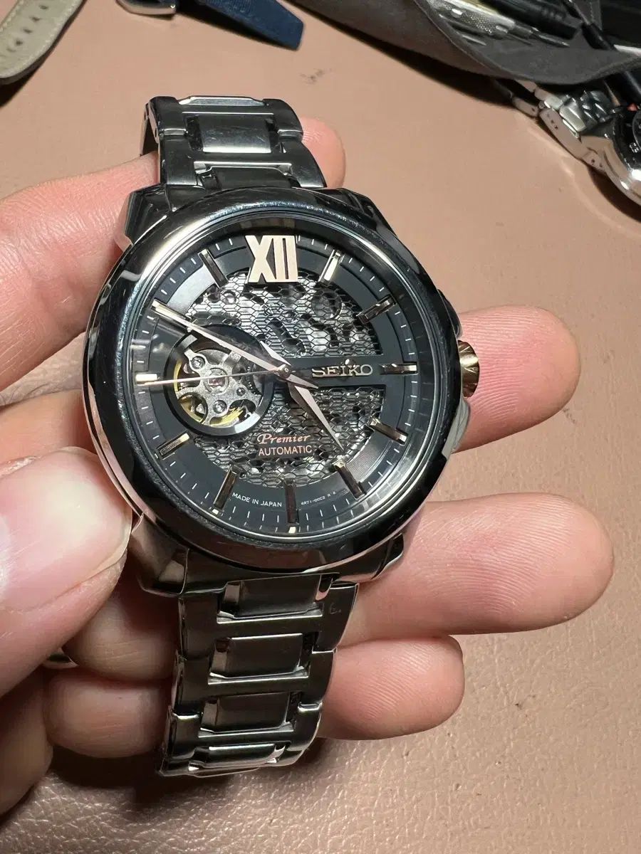 SEIKO スケルトン SSA 437 オートマチック made in japan