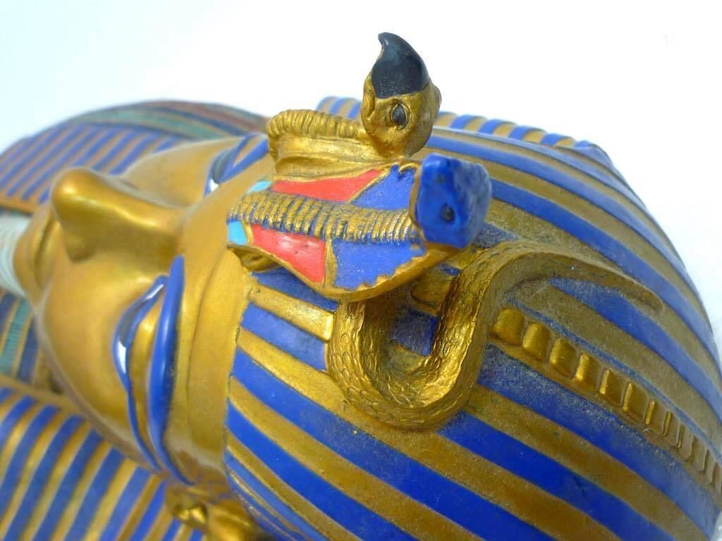  古代エジプト ファラオ ツタンカーメン王 ゴールド マスク コレクター 置物 彫像 彫刻 ナイル川 神殿 ピラミッド エジプト神 綿密 彫刻 フレーム小物 置物 インテリア小物