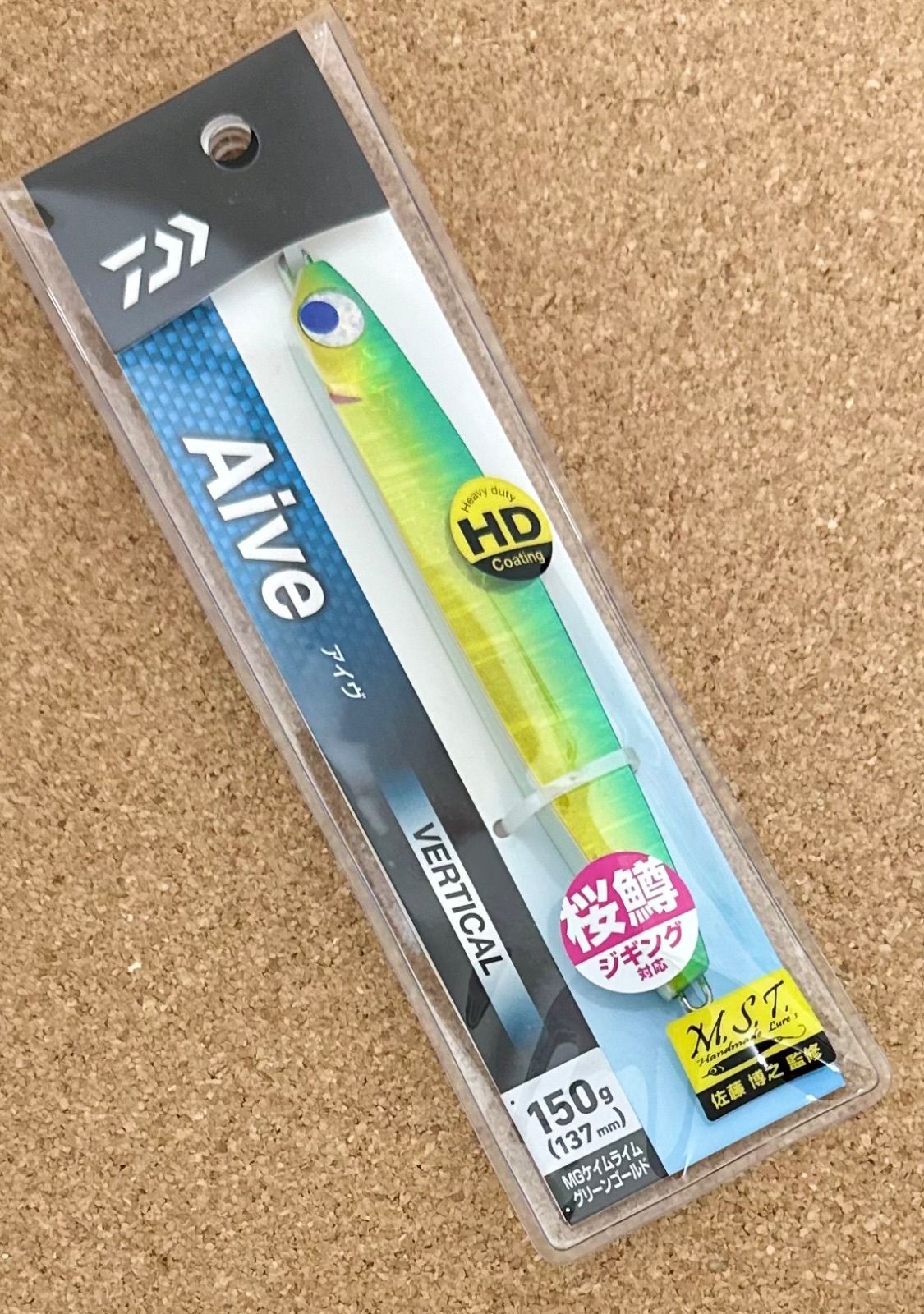 DAIWA ダイワ Aive バーチカル 150g MGケイムライムグリーンゴールド