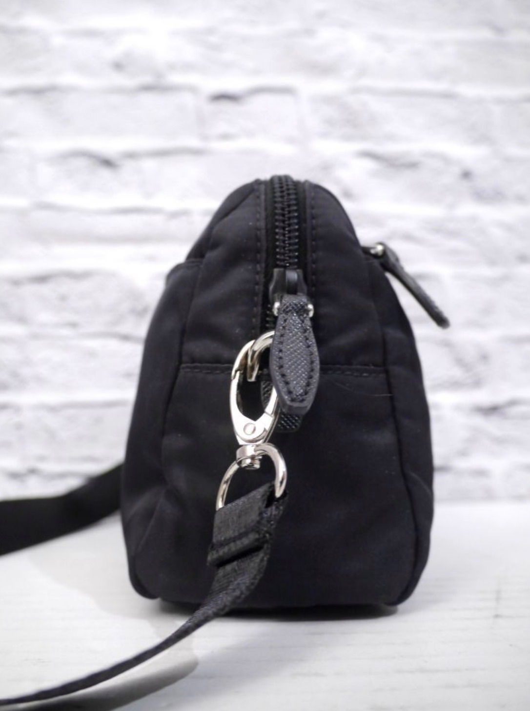 レア◆ PRADA プラダ ナイロンレザー クロスボディ カメラ バッグ ポーチ レア◇PRADA プラダ ナイロンxレザー クロスボディ カメラ バッグ