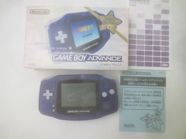 品 ゲーム ゲームボーイアドバンス 本体 AGB-001 ミッドナイトブルー 動作品 き