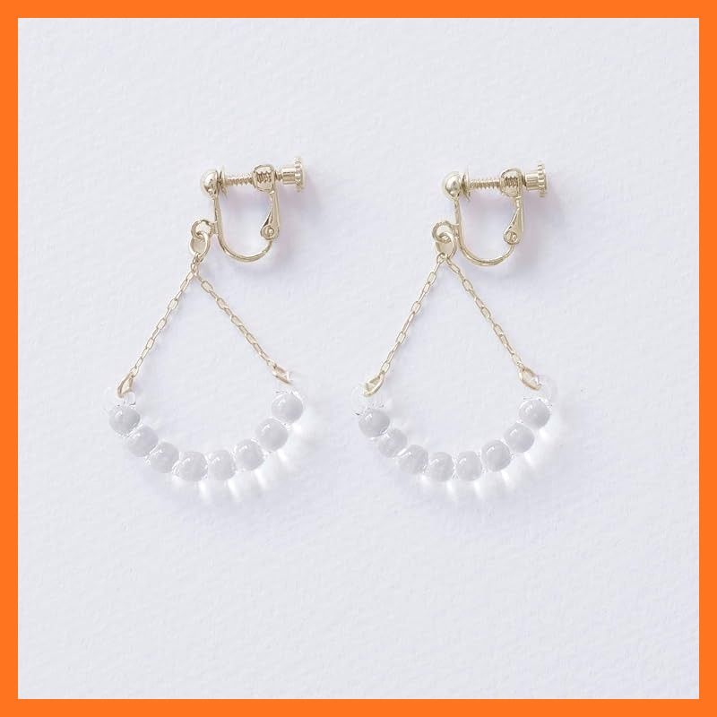 HARIO ハリオ ランプワークファクトリー イヤリング アール 0