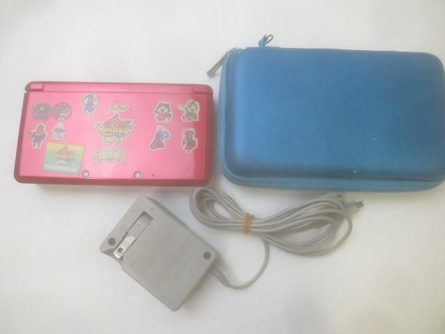 品 ゲーム ニンテンドー3 DS 本体 CTR-001 メタリックレッド 動作品 充電器付き