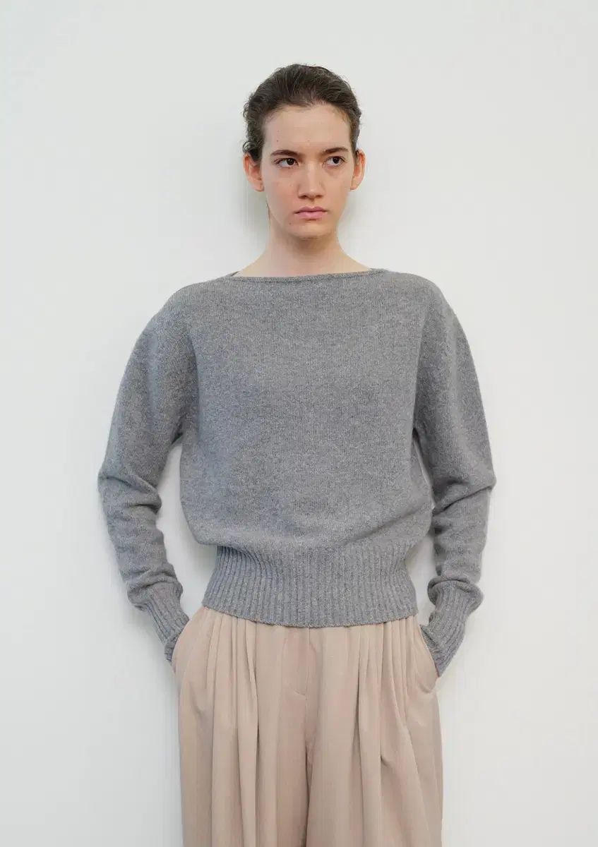 ムンダル duvet knit スカイブルー