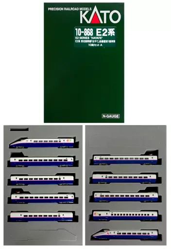鉄道模型 E 2系 東北新幹線 はやて 全線復旧1番列車10両セット 10-868