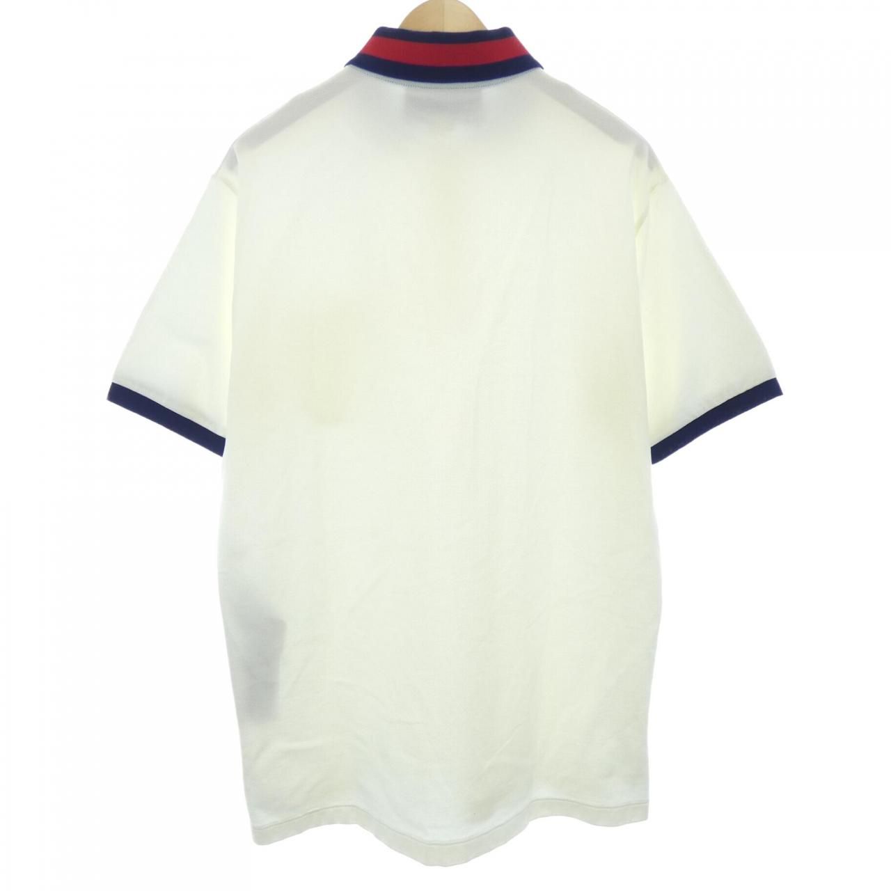 グッチ GUCCI ウェブ ストライプ カラー(襟)付き コットンピケ