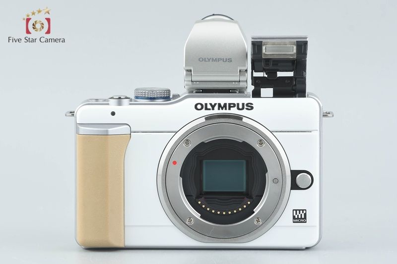 OLYMPUS オリンパス PEN Lite E-PL 1 ホワイト M.ZUIKO DIGITAL ED 14-42 mm f|3.5-5.6 L ミラーレスカメラ