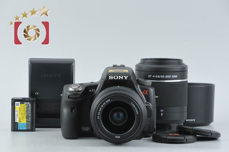 SONY ソニー 【中古】SONY ソニー α33 SLT-A33Y ダブルズームレンズ 