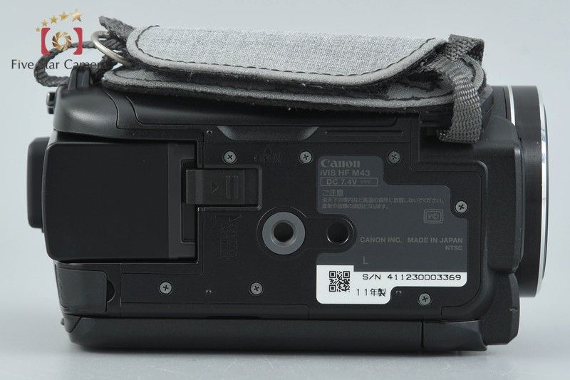 Canon キヤノン 【中古】Canon キヤノン iVIS HF M43 ブラック ビデオ