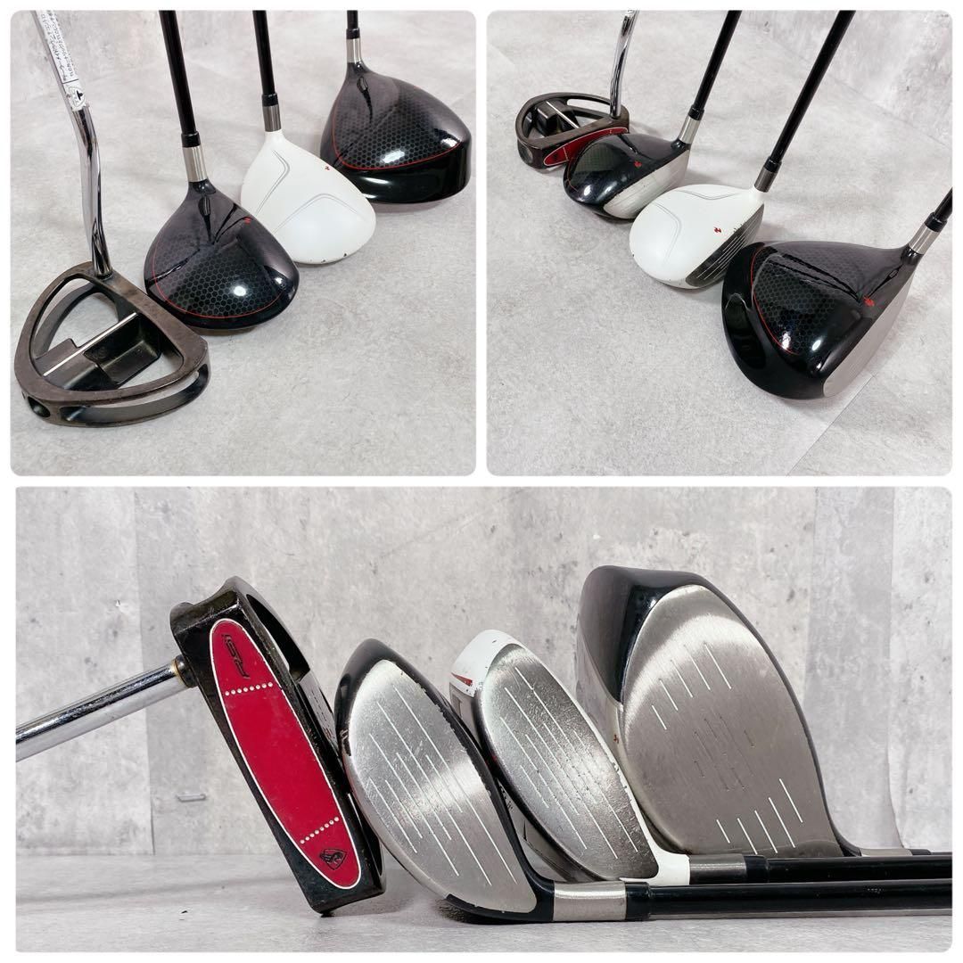 V797 テーラーメイド メンズ ゴルフ クラブ フルセット 黒 フレックスR