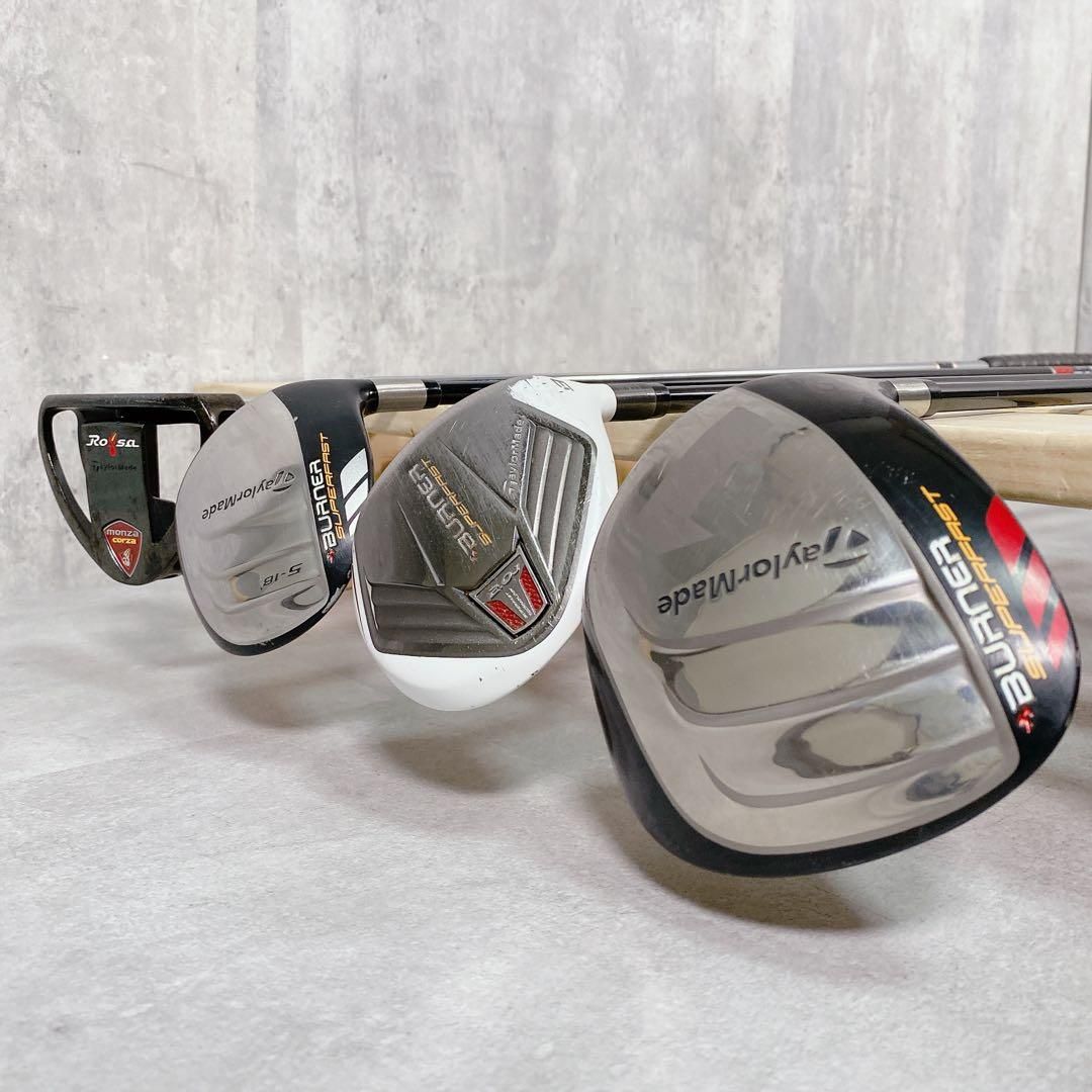 V797 テーラーメイド メンズ ゴルフ クラブ フルセット 黒 フレックスR