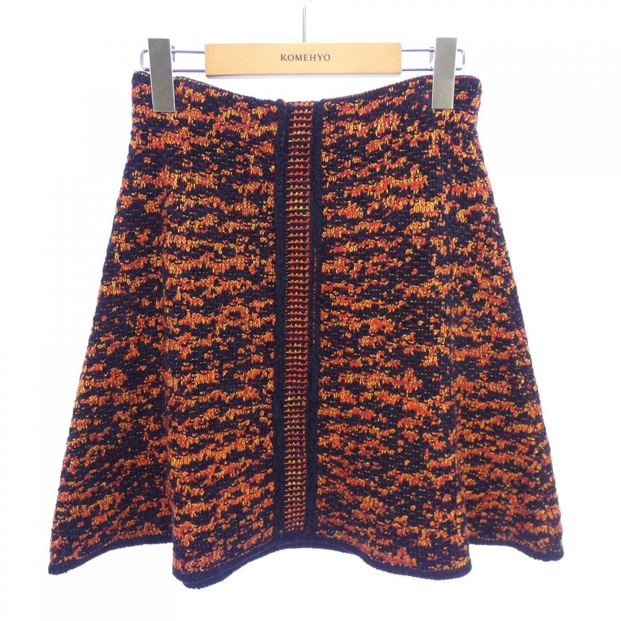 【専用】MISSONI ミッソーニ　スカート MISSONI(ミッソーニ) スカート サイズ40 M レディース - 黒×白 ひざ丈