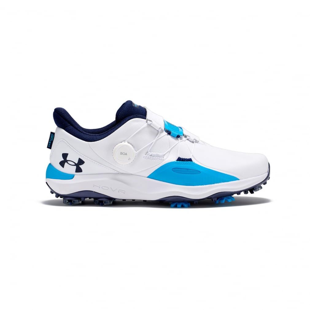 アンダーアーマー ゴルフ ダイヤル式スパイクシューズ UAドライブ プロ ボア ワイド ゴルフシューズ メンズ 28.0 ホワイト cm