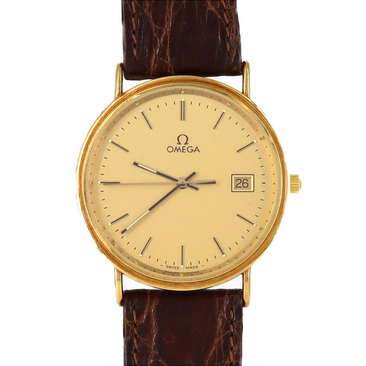 オメガ ラウンドケース YG クォーツ