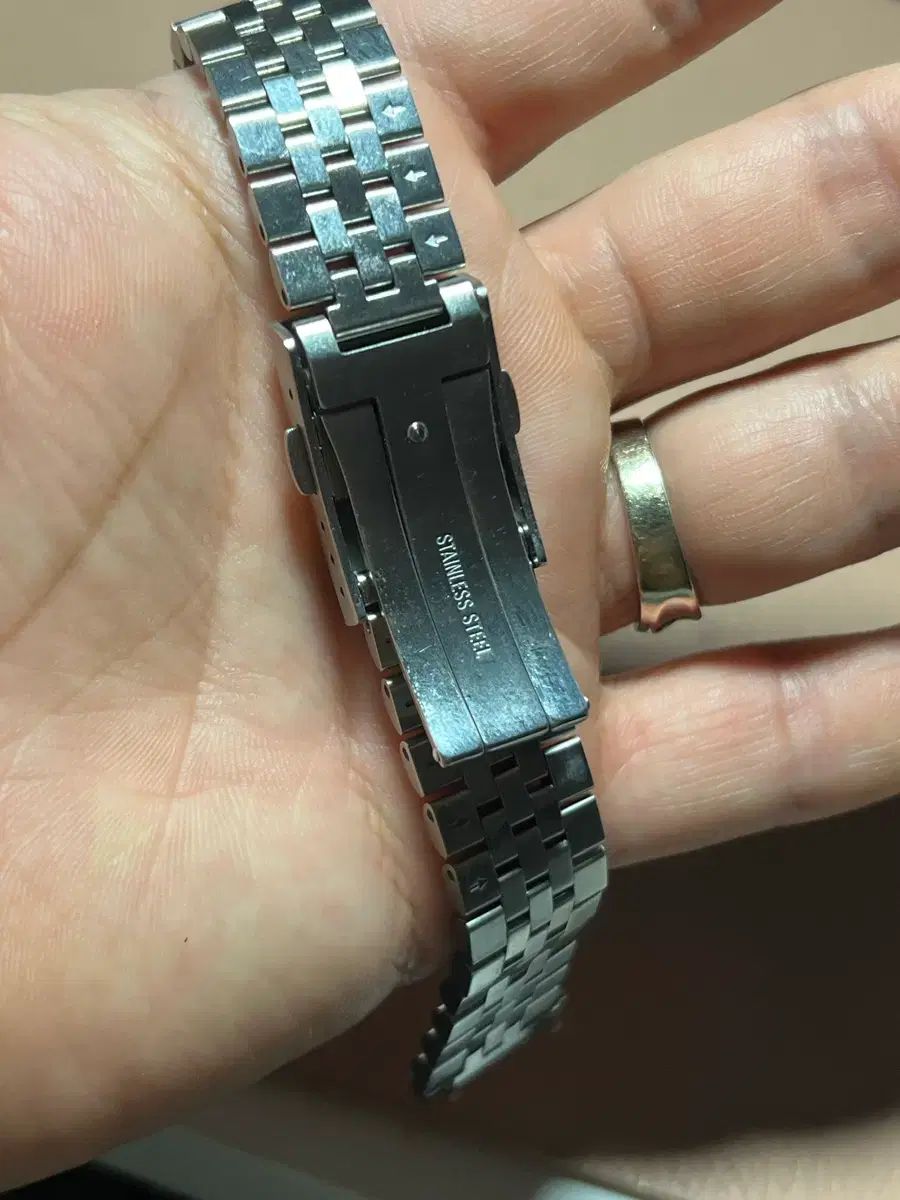  クオ時計バンドブレスレット 18 mm ジュビリーストラップ その他 時計