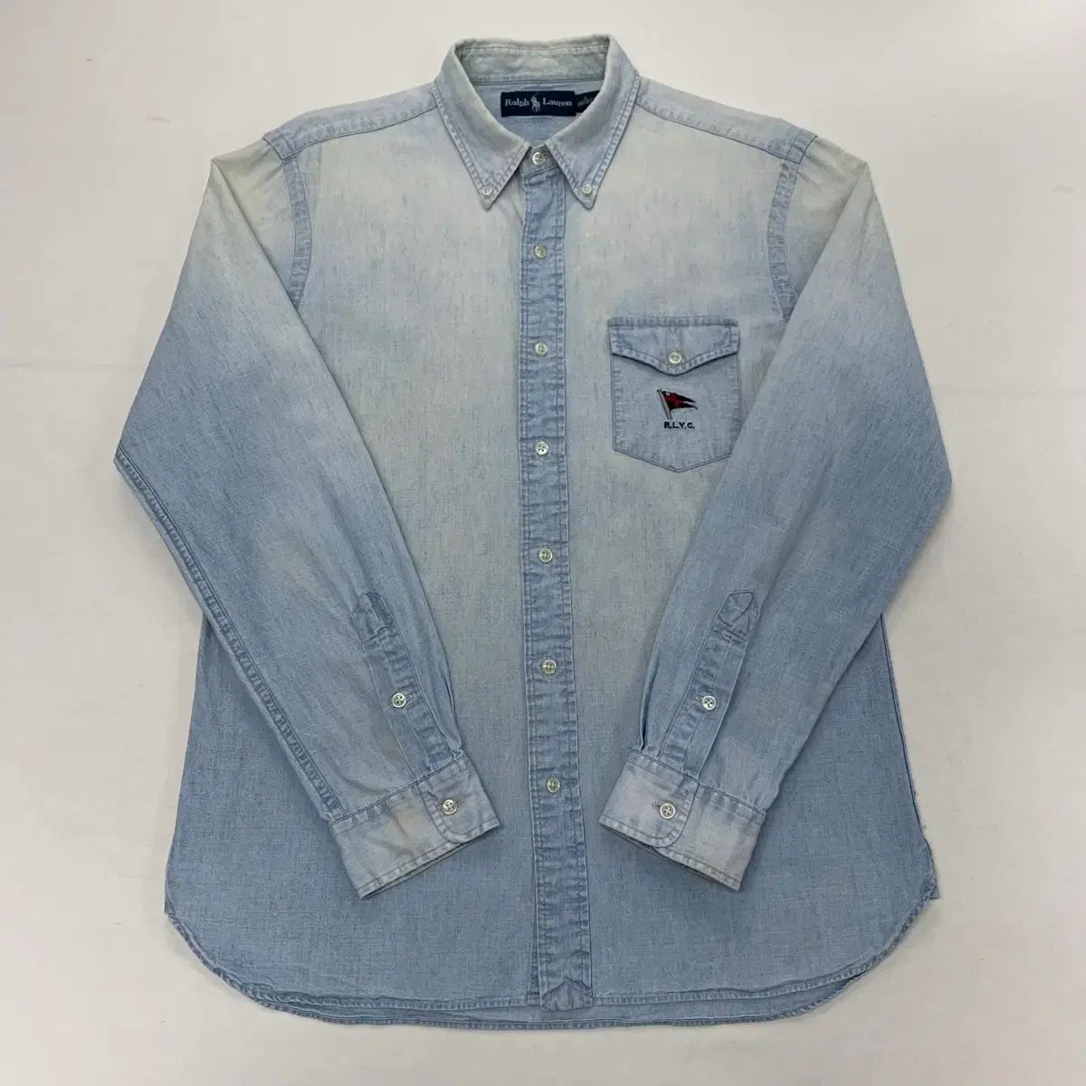 ポロ ラルフローレン シャンブレー シャツ L