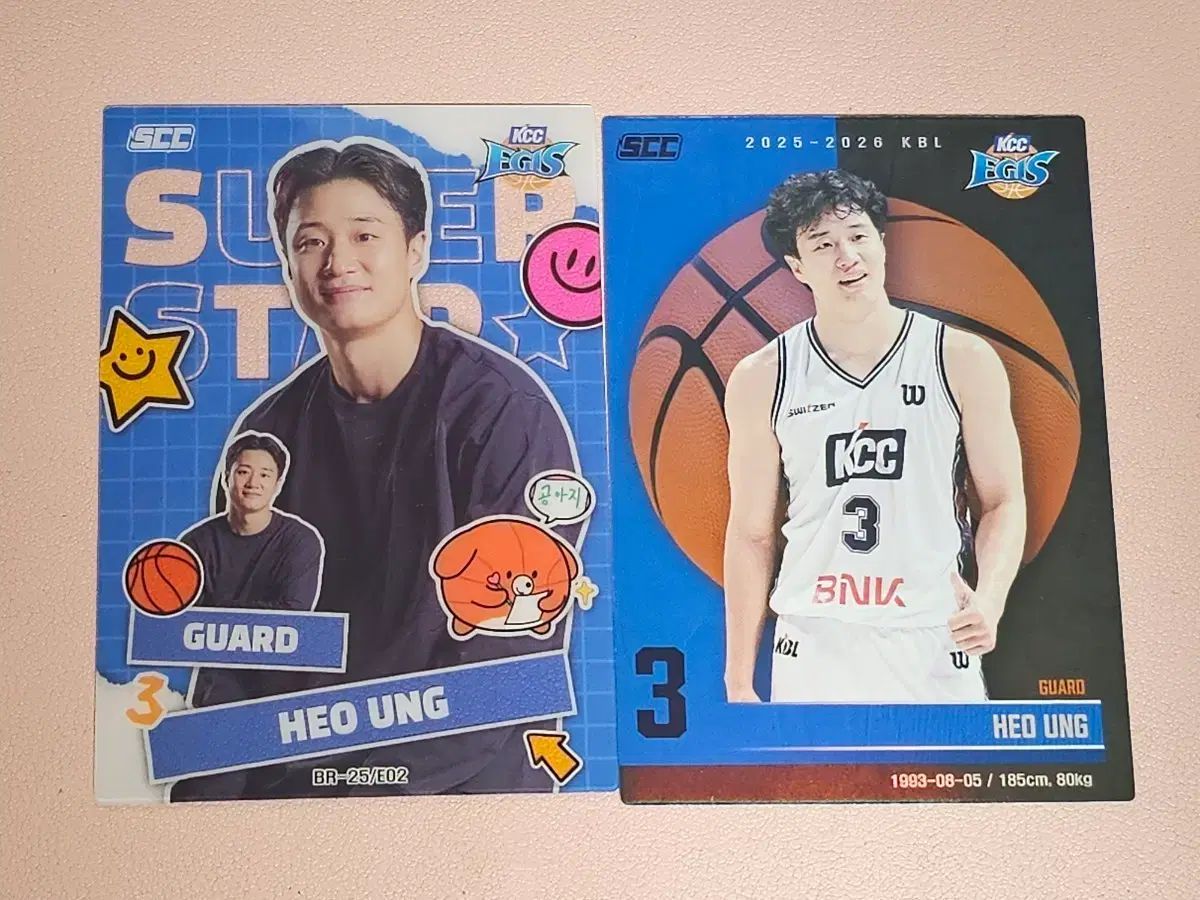 25 - 26 KBL カード KCC 허웅 まとめ