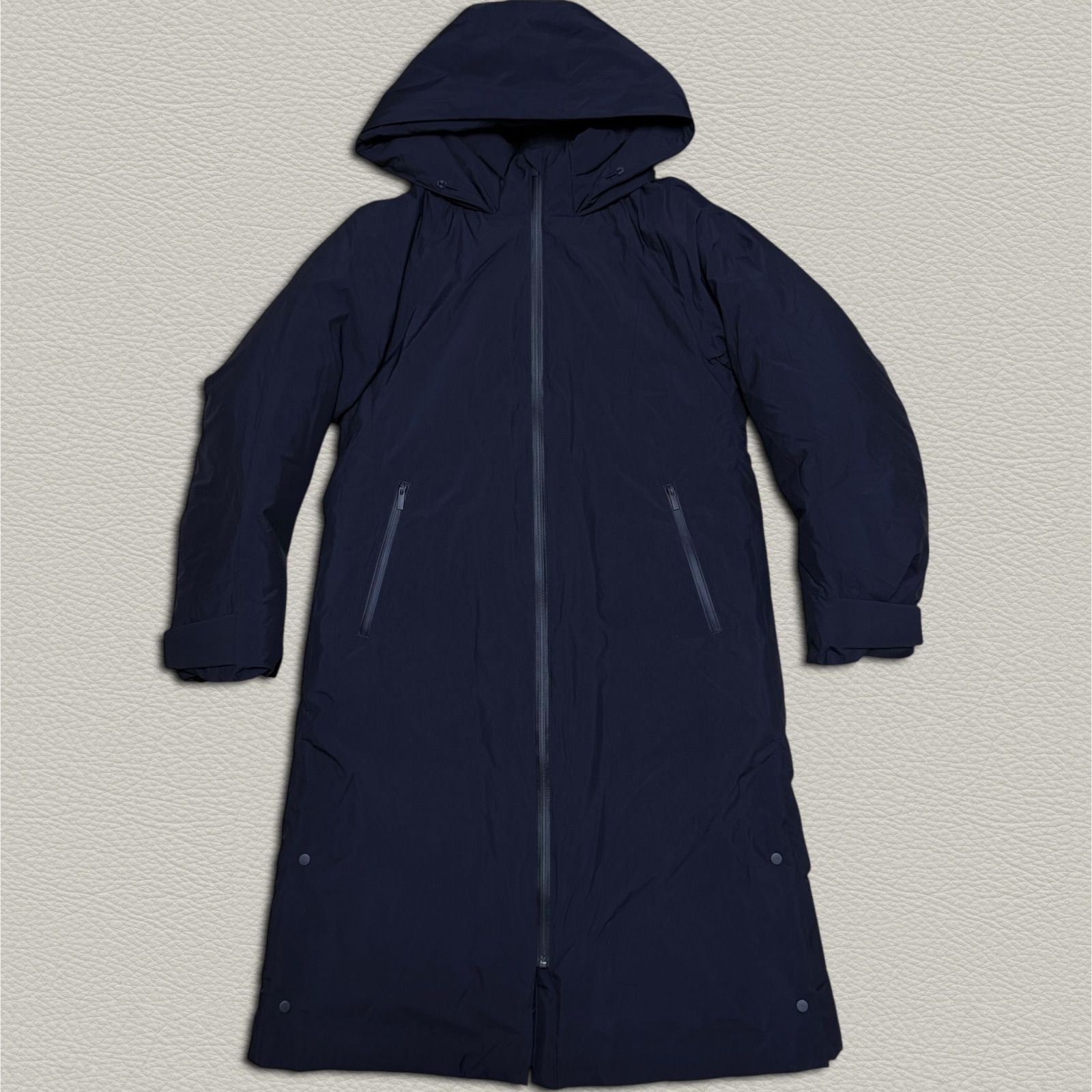 ユニクロ　ウルトラウォーム　ロングダウン　ネイビー　XL　美品 UNIQLO ユニクロ ウルトラウォームダウンコート ロング 紺 サイズL