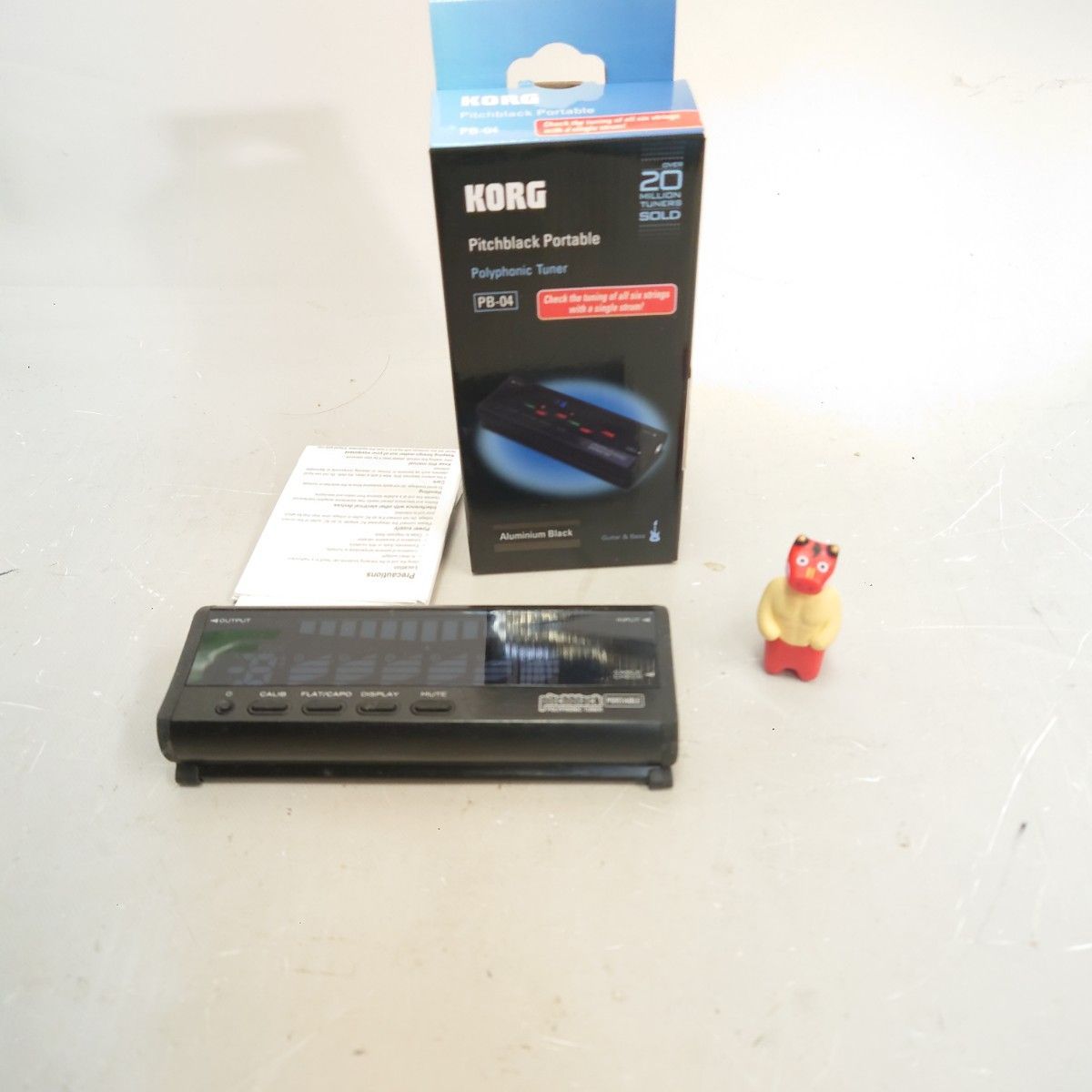 KORG PB-04 Pitchblack Portable Polyphonic Tuner 動作品 本体 チューナー z-2492