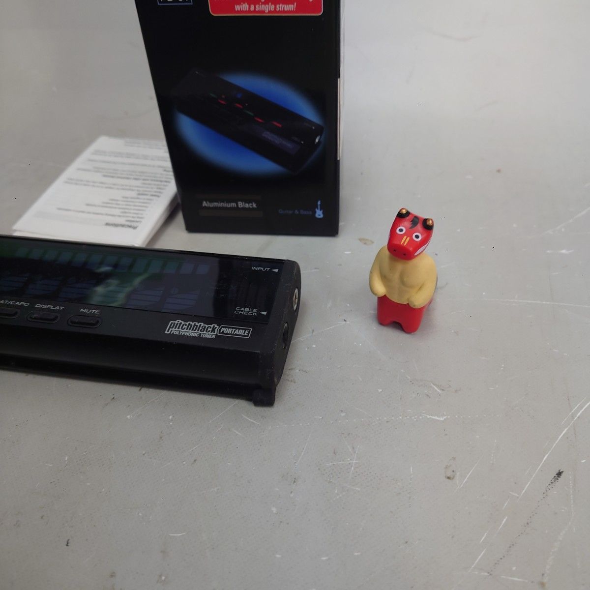 KORG PB-04 Pitchblack Portable Polyphonic Tuner 動作品 本体 チューナー z-2492 ピアノ椅子 その他 