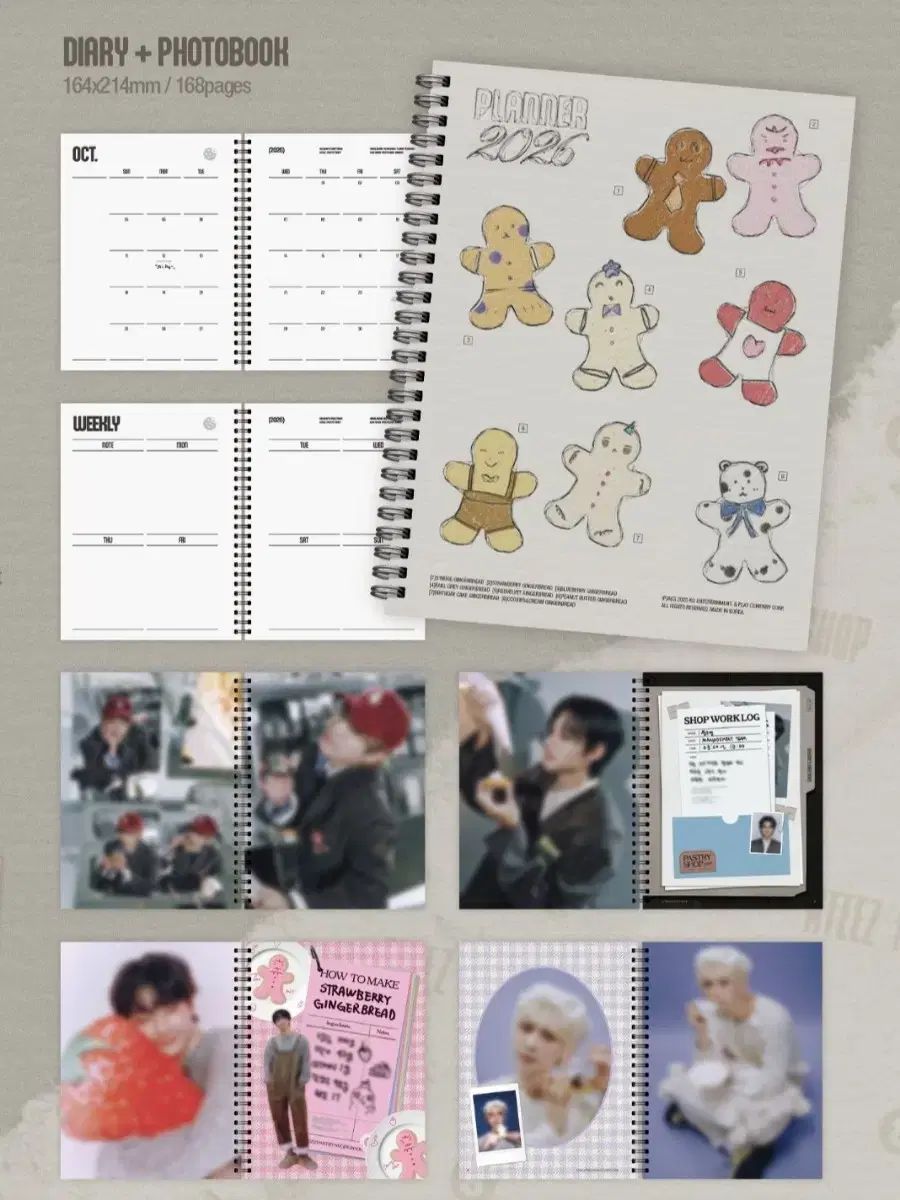 ATEEZ 2026 シーグリ シーズングリーティング ダイアリー フォトブック