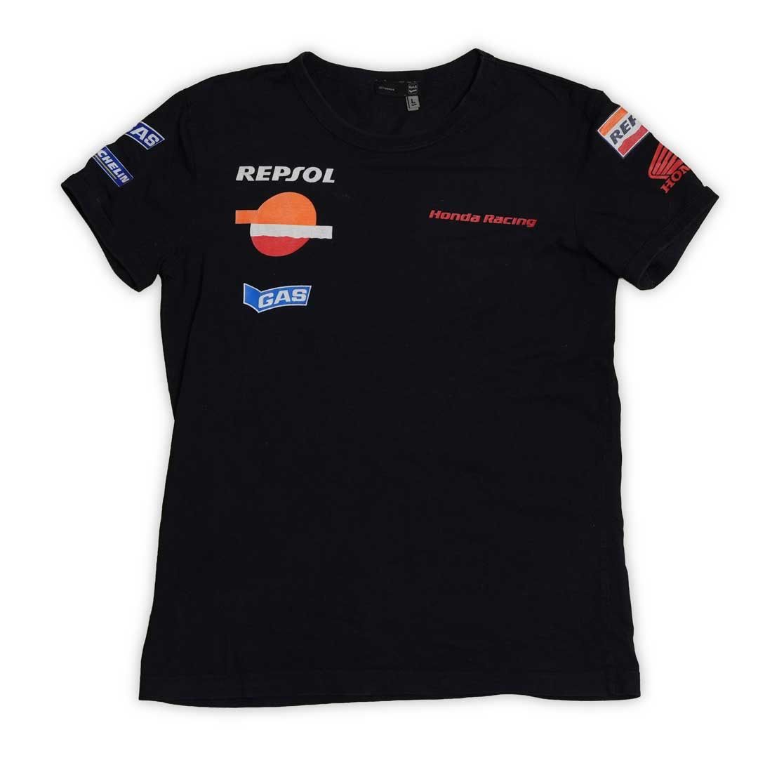 GAS ガス Honda Repsol Racing MotoGP レーシング Tシャツ スポンサー
