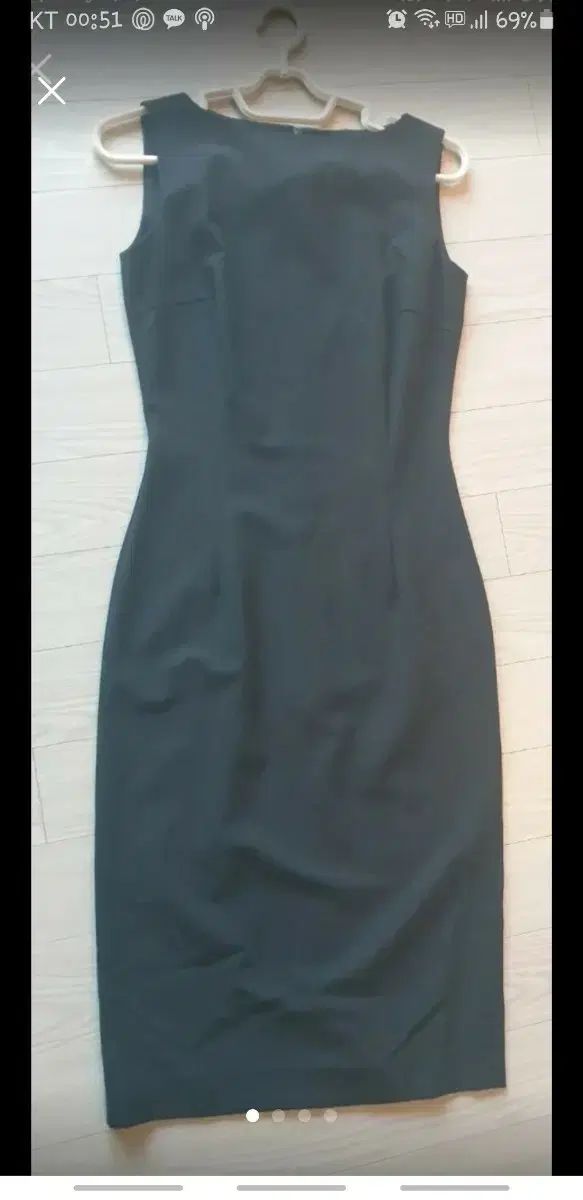 セオリー ブラック スリムフィット Hライン ワンピース