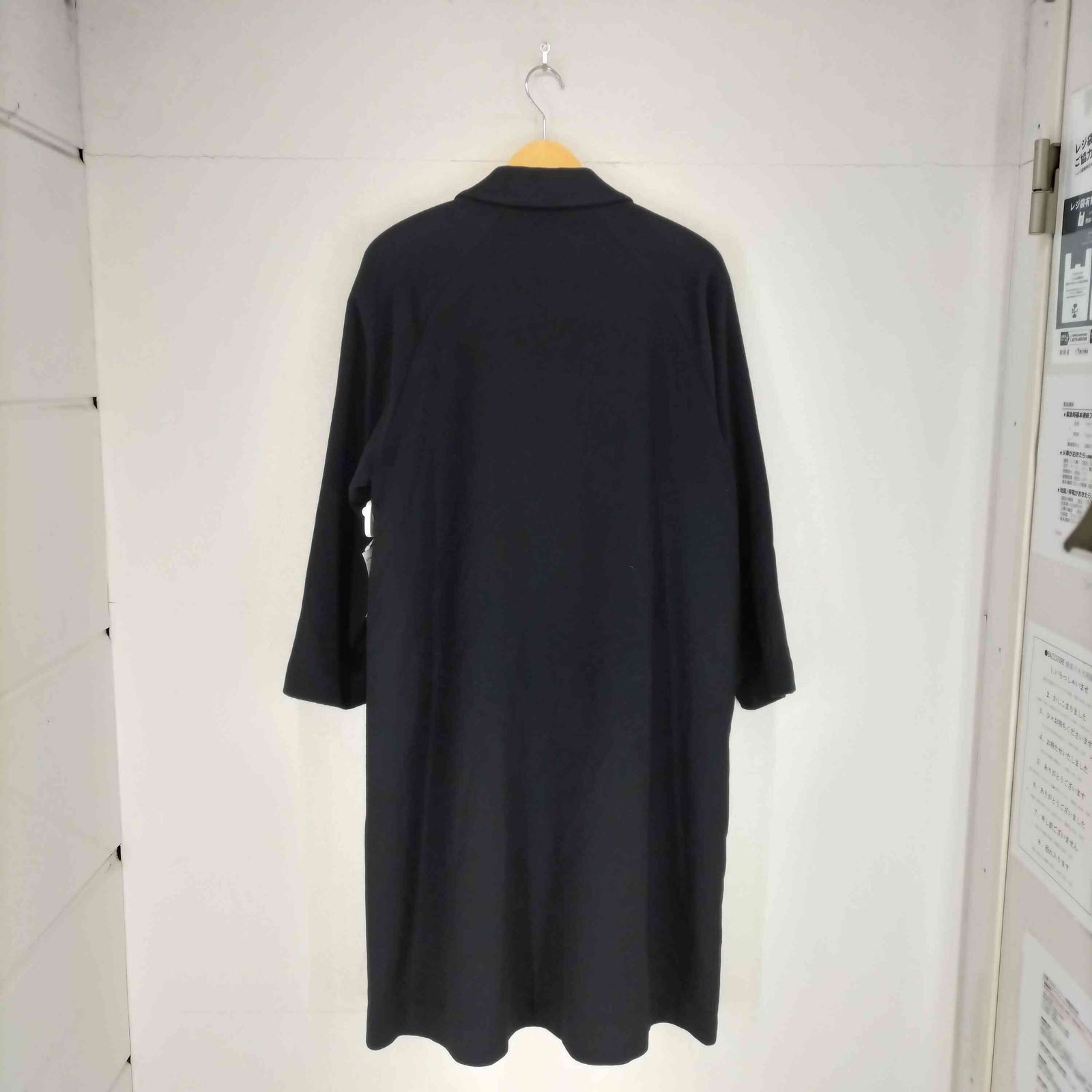 カシミヤ100ステンカラーコート