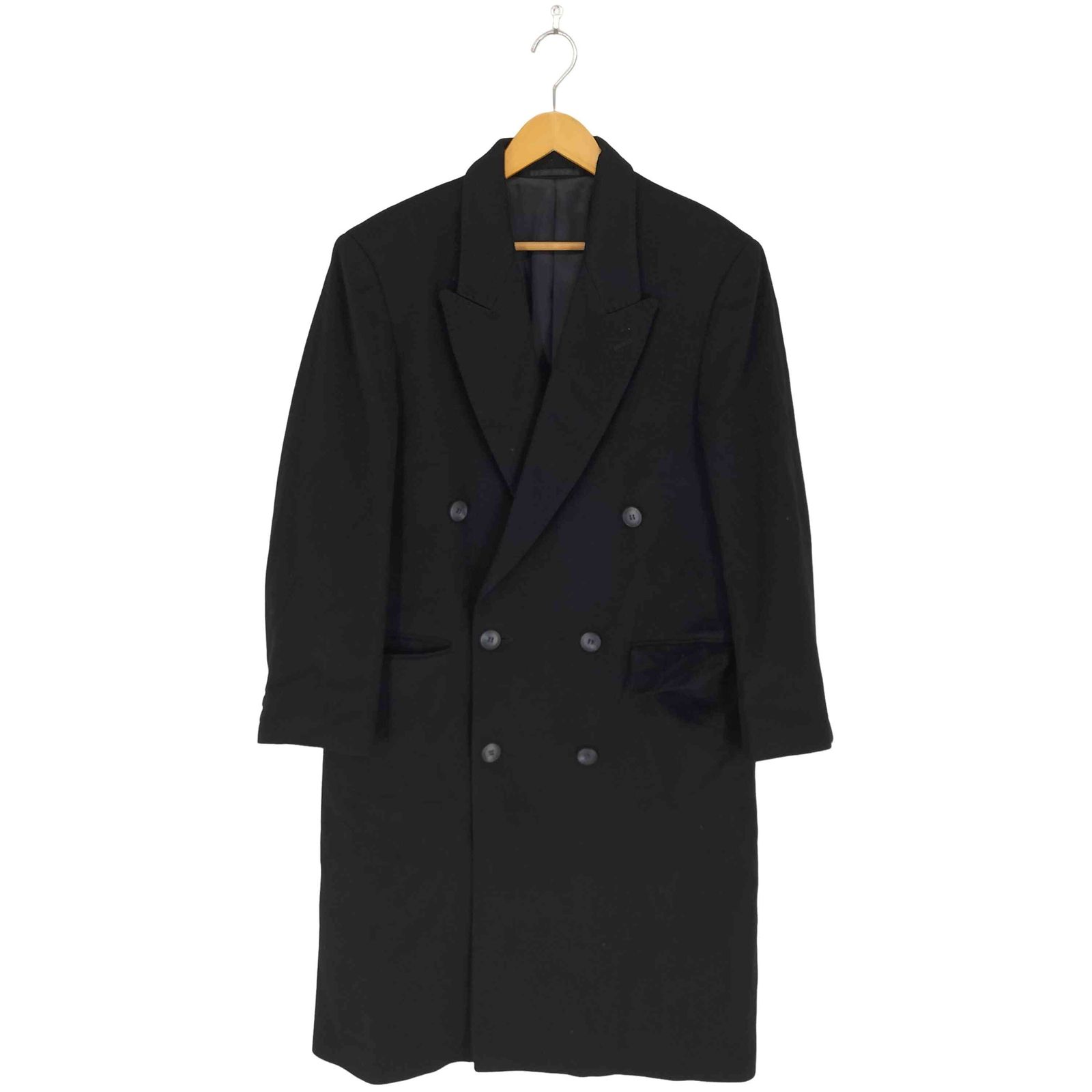 ユーズドフルギ 古着 ZEE TRUST pure cashmere カシミヤ100ダブルチェスターコート メンズ A 5